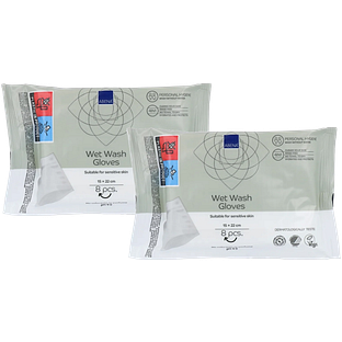 ABENA Vochtige Washand Ongeparfumeerd Duoverpakking 2x8ST ABENA Vochtige Washand Ongeparfumeerd Duoverpakking 2x8ST