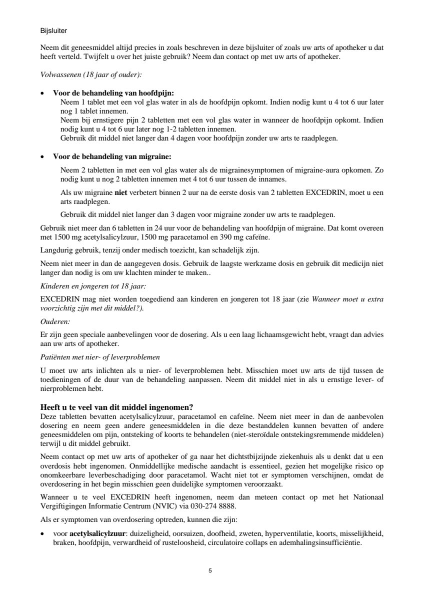 Filmomhulde Tabletten afbeelding van document #5, leaflet