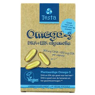 Testa Omega-3 Algenolie DHA & EPA Capsules 45SG