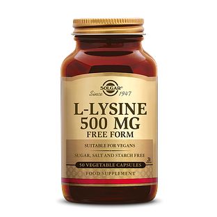 Solgar L-Lysine 500 mg Capsules 50VCP Solgar L-Lysine 500 mg Capsules 50VCP