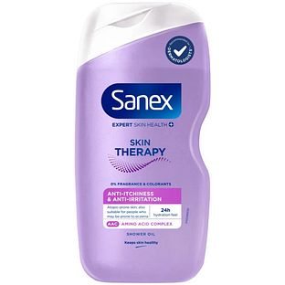 Sanex Skin Therapy Anti-Jeuk & Irritatie Douche Olie 450ML Sanex Skin Therapy Anti-Jeuk & Irritatie Douche Olie 450ML