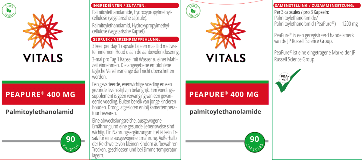 PeaPure Capsules afbeelding van document #1, label