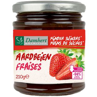 Damhert Low Carb Confituur Aardbei 210GR Damhert Low Carb Confituur Aardbei 210GR