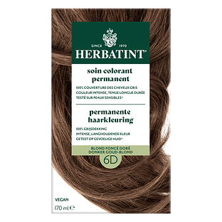 Herbatint Permanente Haarkleuring 6D Donker Goud-Blond 170ML