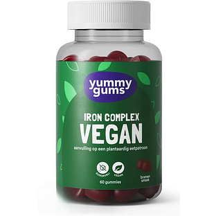 Yummygums Iron Complex Vegan Gummies 60ST