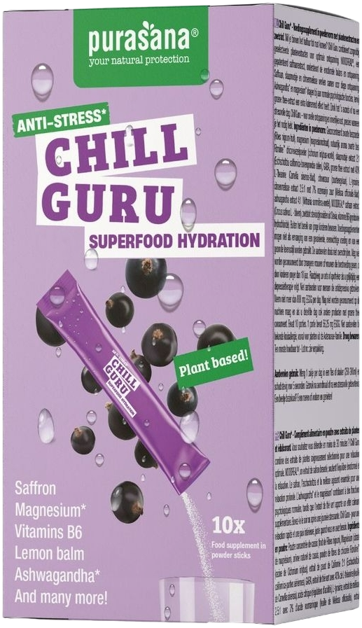 Purasana Chill Guru Hydration Superfood Poeder afbeelding 1