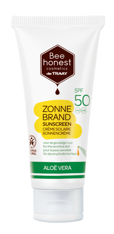 Bee Honest Zonnebrandcrème Aloë Vera SPF50 afbeelding 1