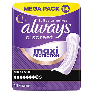 Always Discreet Ultimate Night Incontinentieverband 14ST