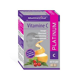 MannaVital Vitamine C Platinum Tabletten 60VTB MannaVital Vitamine C Platinum Tabletten 60VTB