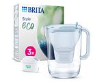 Brita Style Eco Waterfilterkan Blauw + 3 Maxtra Filterpatronen 2,4LT