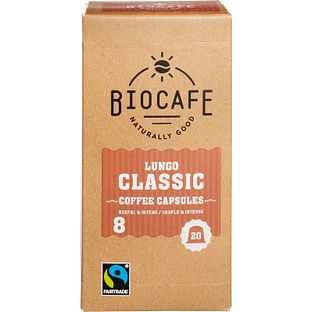 Biocafé Bio Cafe Koffiecapsules Lungo Classic 100GR