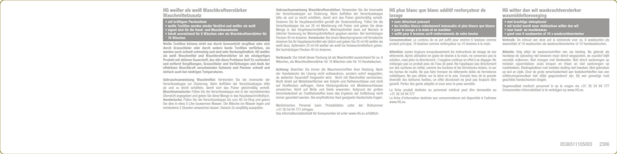 Wasruimte Witter Dan Wit Waskrachtversterker afbeelding van document #2, label