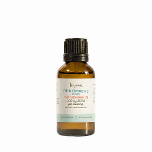 Laveen DHA Omega 3 Drops met vitamine D3 - voor baby en kind 30ML