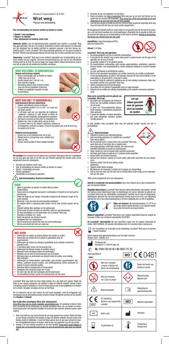 Wrat Weg Tinctuur afbeelding van document #1, leaflet