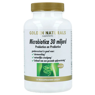 Golden Naturals Microbiotica 30 Miljard Capsules 120VCP