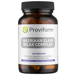 Proviform Valeriaan Slaap Relax Complex Capsules 60VCP