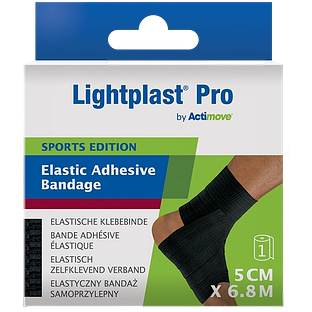 Actimove Elastic Adhesive Bandage Zwart 5cm x 6.8m 1ST Actimove Elastic Adhesive Bandage Zwart 5cm x 6.8m 1ST