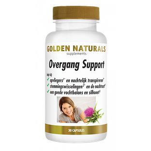 Golden Naturals Overgang Support Capsules 30VCP