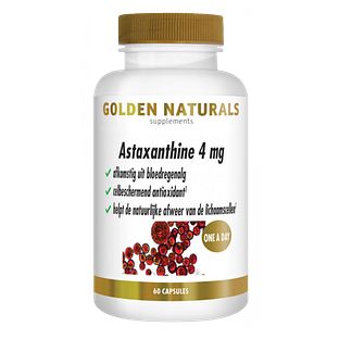 Golden Naturals Astaxanthine 4mg Softgels 60SG