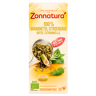 Zonnatura Thee Brandnetel & Citroengras 20ST
