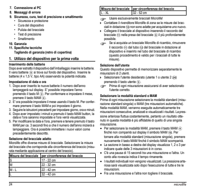 Microlife BP Bloeddrukmeter B3 Comfort PC afbeelding van document #26, instructions