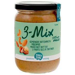 TerraSana 3-Mix Gemengde Notenpasta 500GR