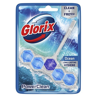 Glorix PowerClean Ocean Toiletblok 1ST Glorix PowerClean Ocean Toiletblok 1ST