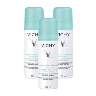 Vichy Deodorant Anti-transpiratie Spray Multiverpakking 3x125ML Vichy Deodorant Anti-transpiratie Spray Multiverpakking 3x125ML