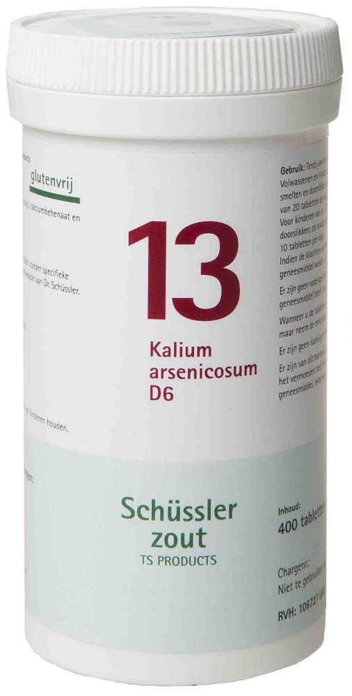 Pfluger Celzout 13 Kalium Arsenicosum D6 Tabletten afbeelding