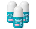 Deoleen Anti-transpirant Deodorant Roller Regular Multiverpakking 3x50ML