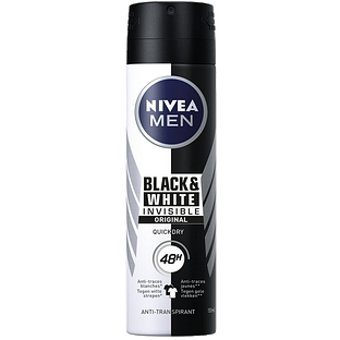 Nivea Men Black & White Invisible Original Deodorant Spray 150ML