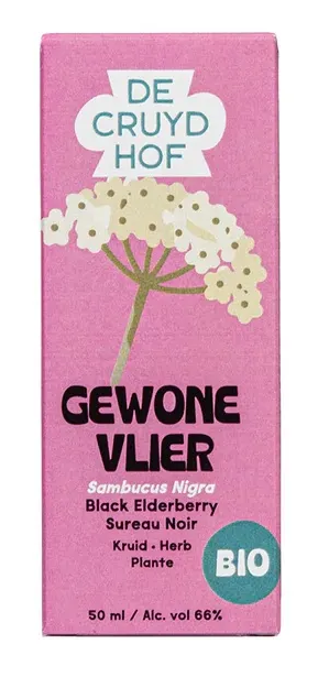 Cruydhof Vlierbloesem Sambucus Nigra Bio Druppels afbeelding