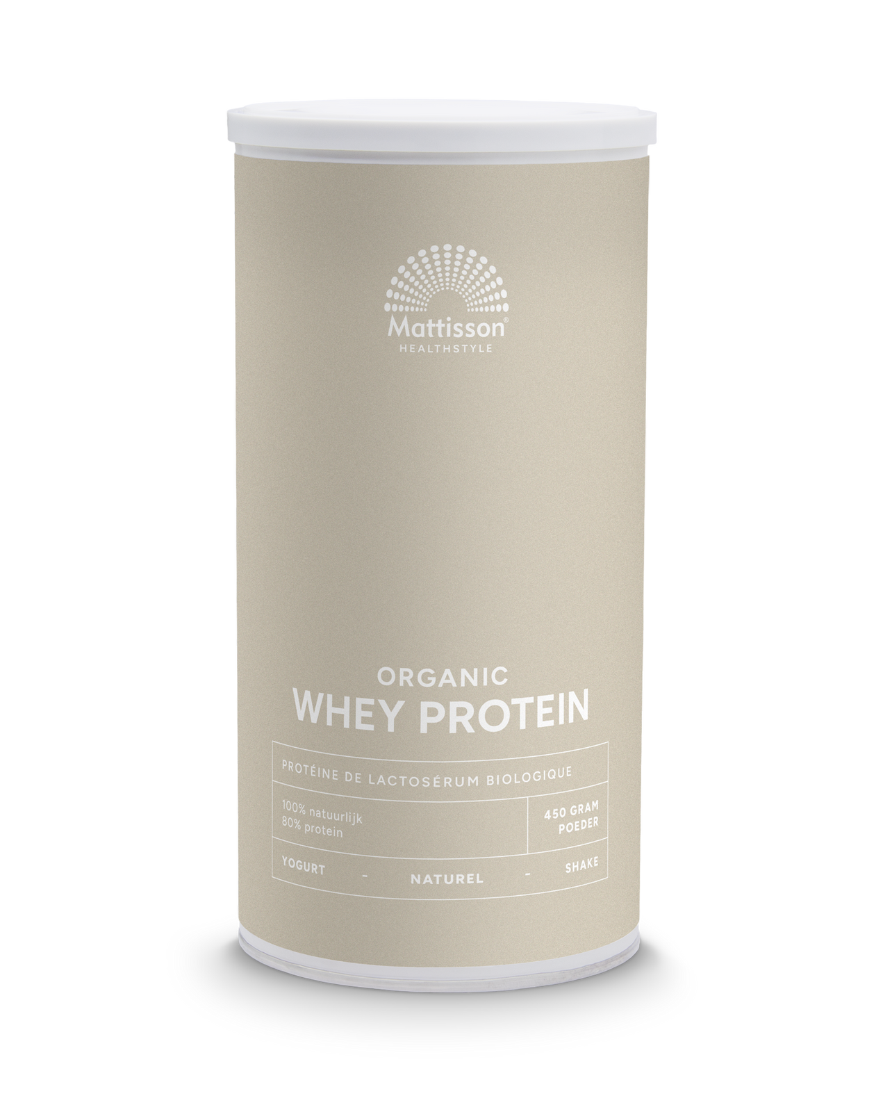 Mattisson HealthStyle Biologische Wei Proteïne 450GR