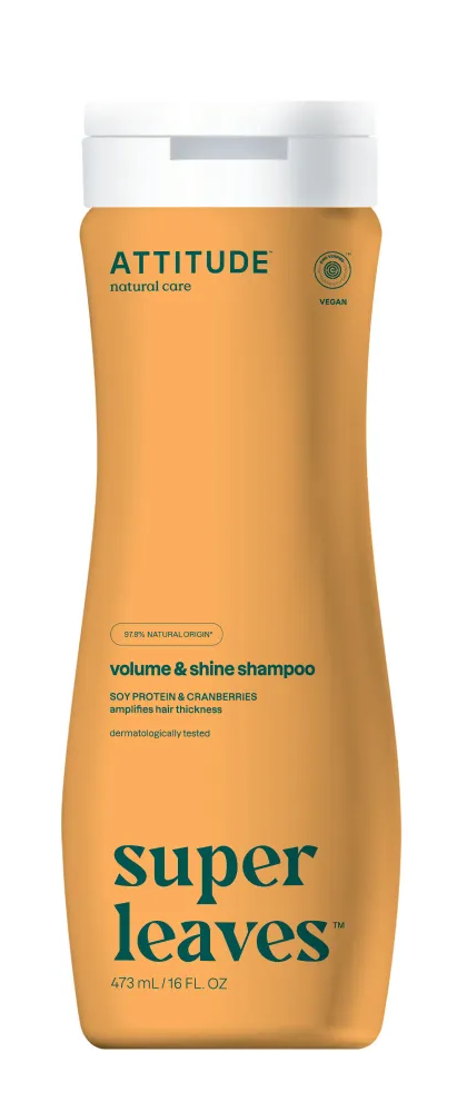 Attitude Shampoo Volume & Shine Soy Protein & Cranberries afbeelding