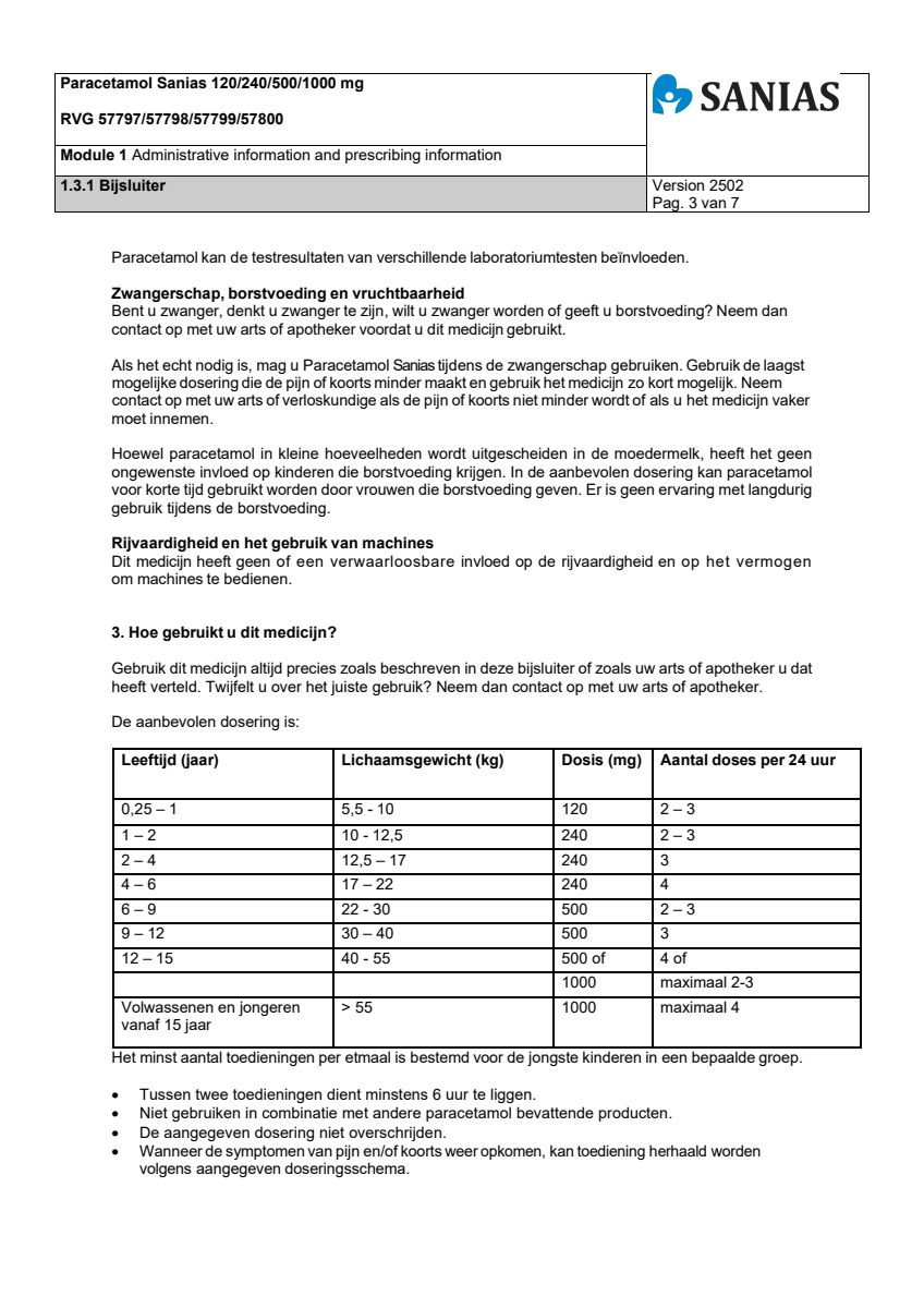 Paracetamol Zetpil 240mg afbeelding van document #3, leaflet
