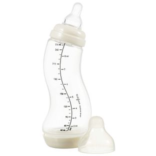 Difrax S-babyfles Natural 250ml - Popcorn 1ST Difrax S-babyfles Natural 250ml - Popcorn 1ST