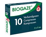 Biogaze Verbandgazen 5x5cm 10ST