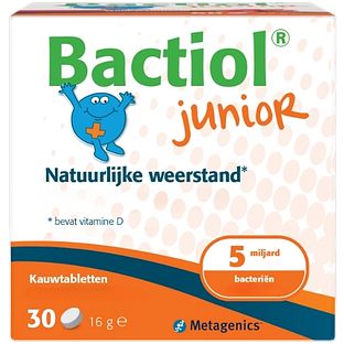 Metagenics Bactiol Junior Kauwtabletten 30KTB