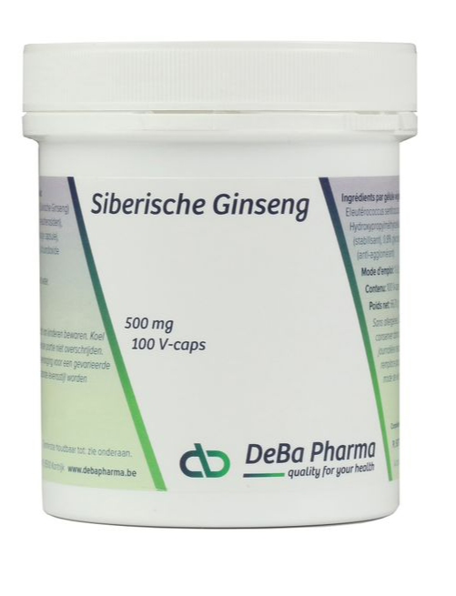 DeBa Pharma Siberische Ginseng Capsules 100VCP