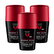 Vichy Homme Clinical Control 96 uur Deodorant Roller Multiverpakking 3x50ML