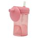Difrax Cup with Straw Non Spill Raspberry 1ST drinkbeker