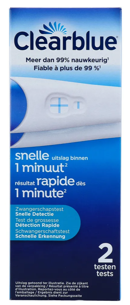 Clearblue Zwangerschapstest Snelle Detectie afbeelding