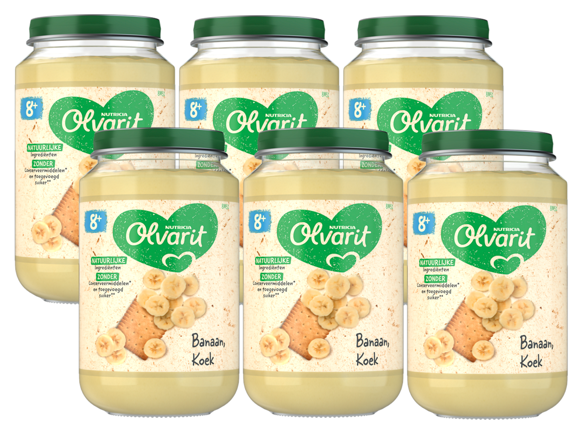 Olvarit 8m+ Banaan Koek afbeelding