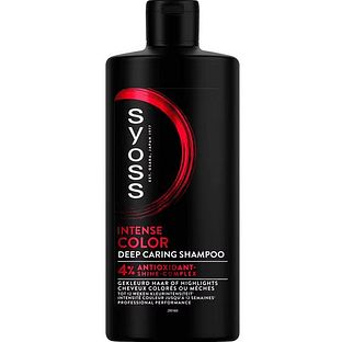 Syoss Intense Color Deep Caring Shampoo 4% Antioxidant Shine 440ML