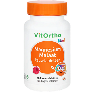 VitOrtho Kind Magnesium Malaat Kauwtabletten 60KTB