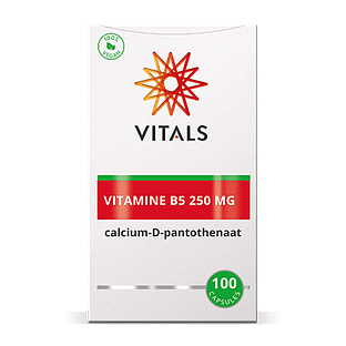 Vitals Vitamine B5 250mg Capsules 100TB