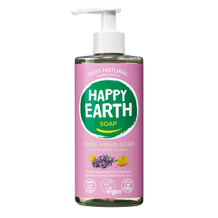 Happy Earth 100% Natural Hand Soap Lavender Ylang 300ML