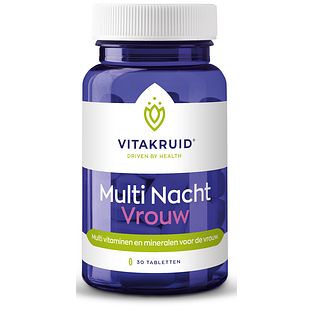 Vitakruid Multi Nacht Vrouw 100% Vegan 30TB