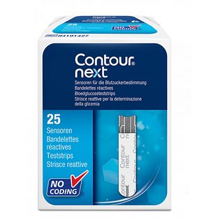 Bayer Contour Next Gluco Test Strips 25ST