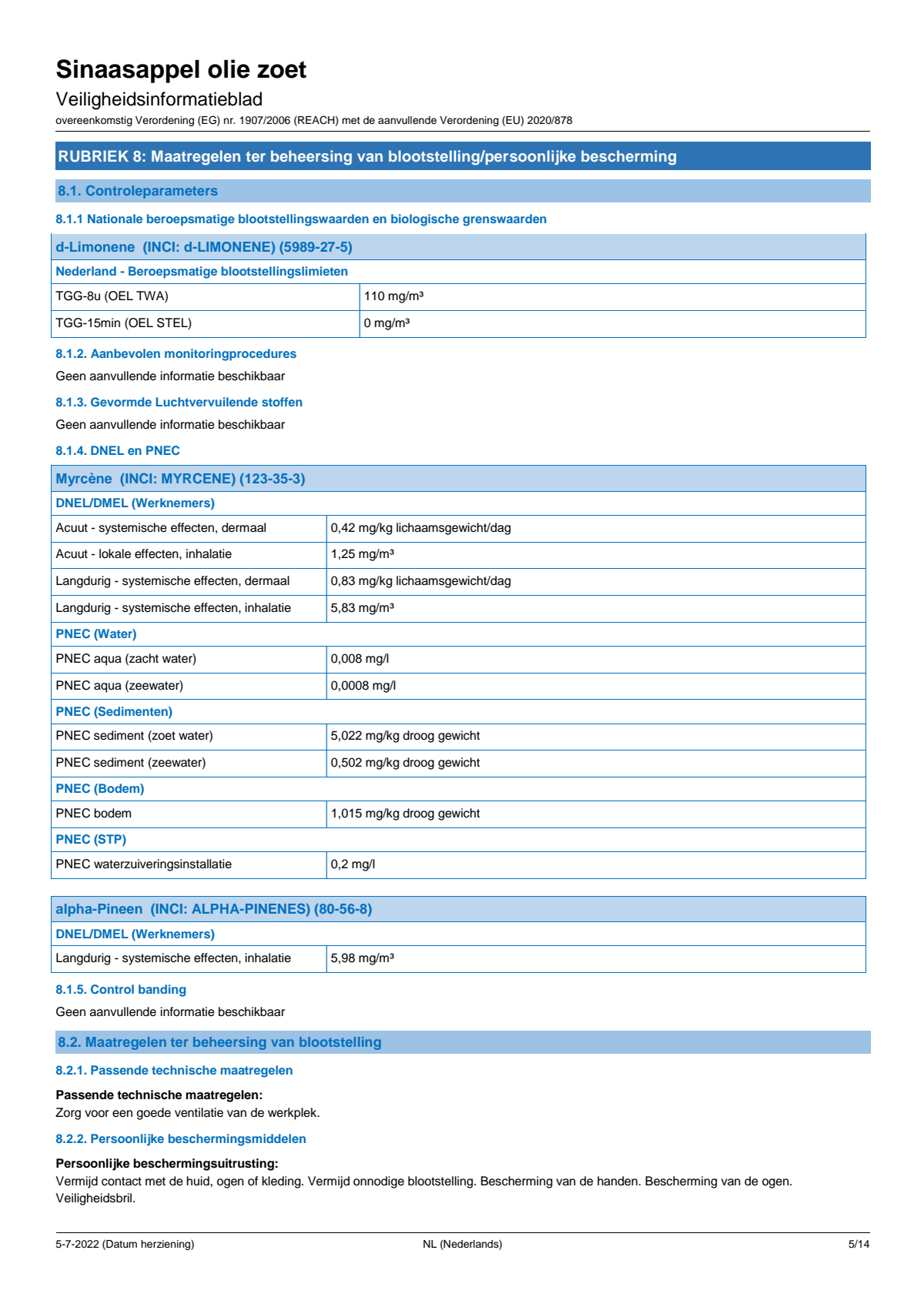 Essentiële Olie Sinaasappel afbeelding van document #5, label